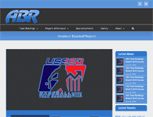 Tablet Screenshot of amateurbaseballreport.com